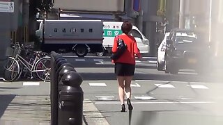women peeing over cock